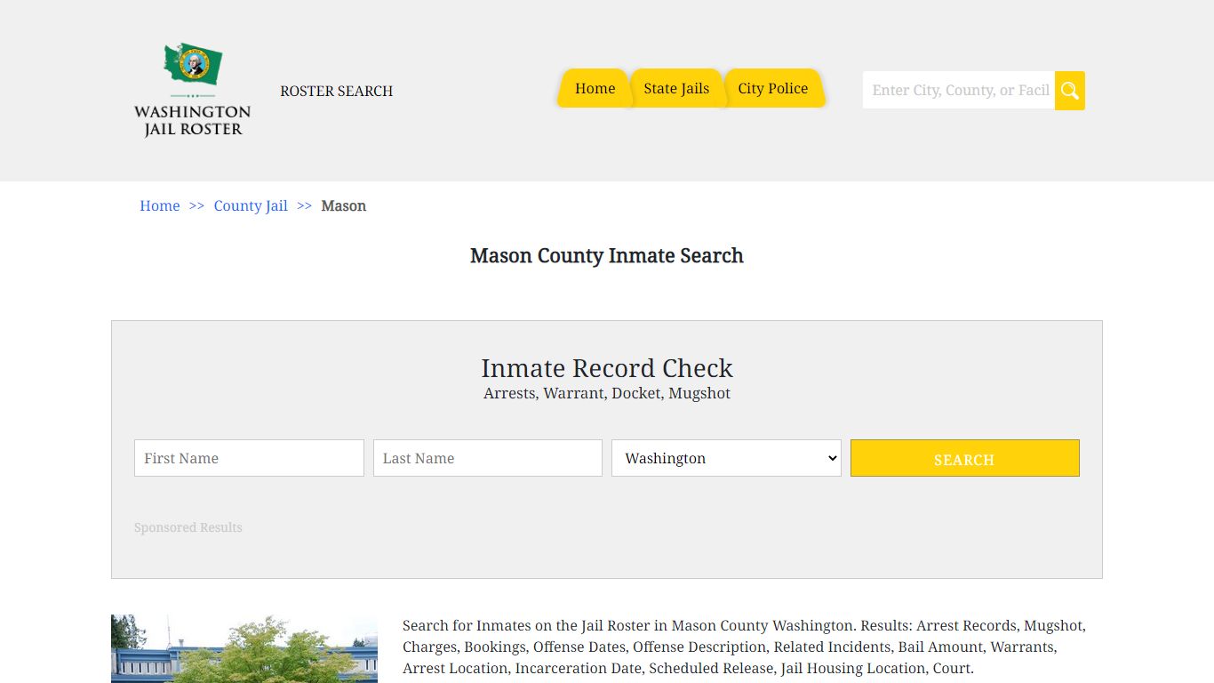 Mason County Inmate Search - Jail Roster Search